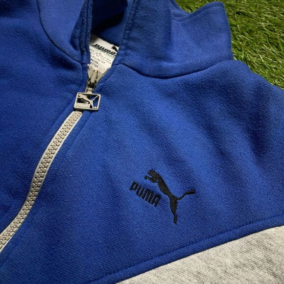 Vintage PUMA Track Jacket Sport Active Wear Size Large 90's Retro - Picture 2 of 8